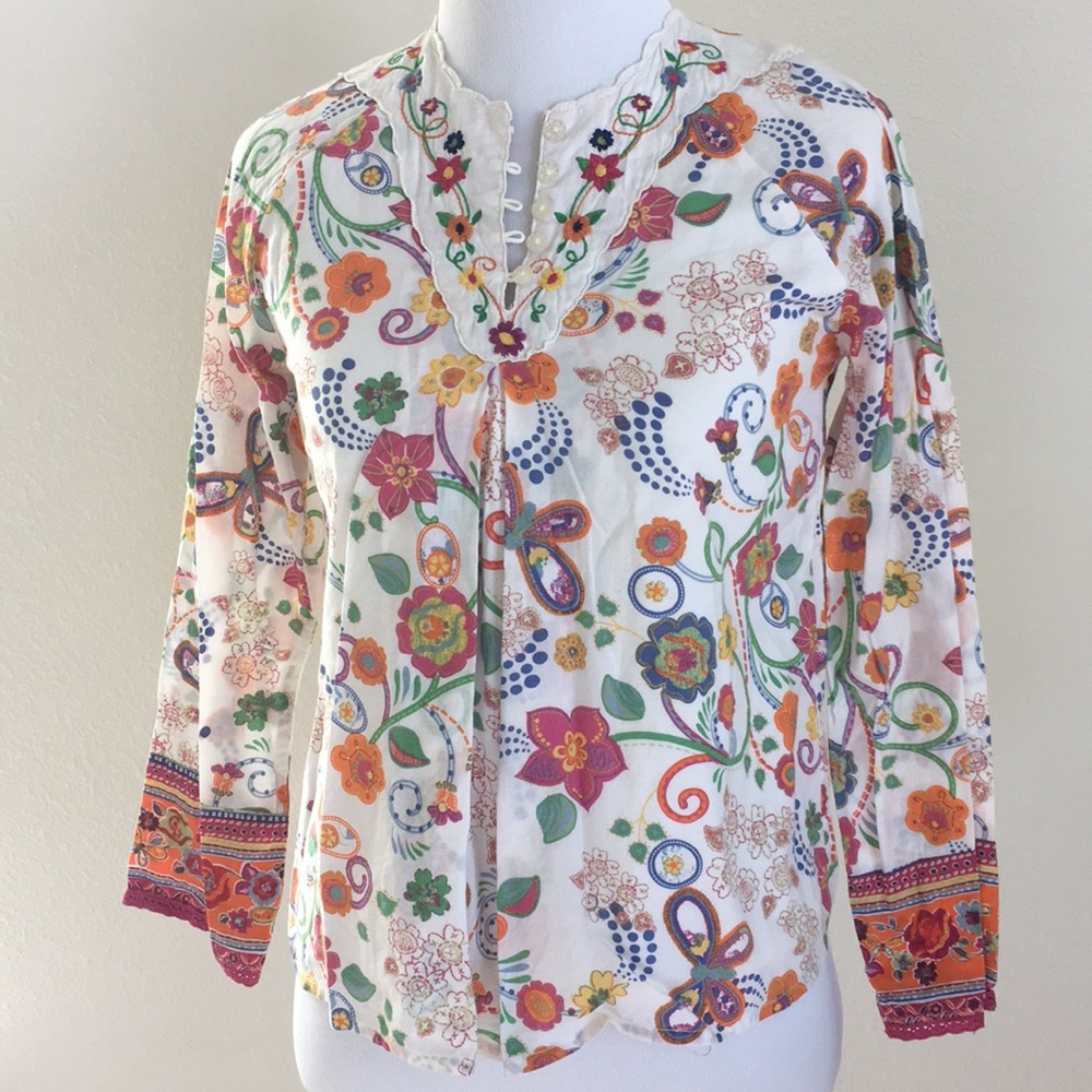 Embroidered flower tunic from The Children’s Place